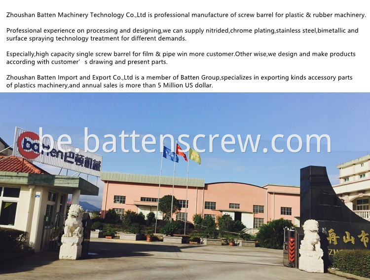 Ін'екцыйная машына біметалічная гаіцянская шрубавая бочка для пластыкавай машыны для ліцця